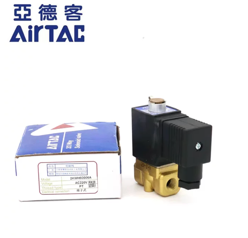 AirTAC 2KW03008B 2/2-Way Internally Piloted Normally Open Valve