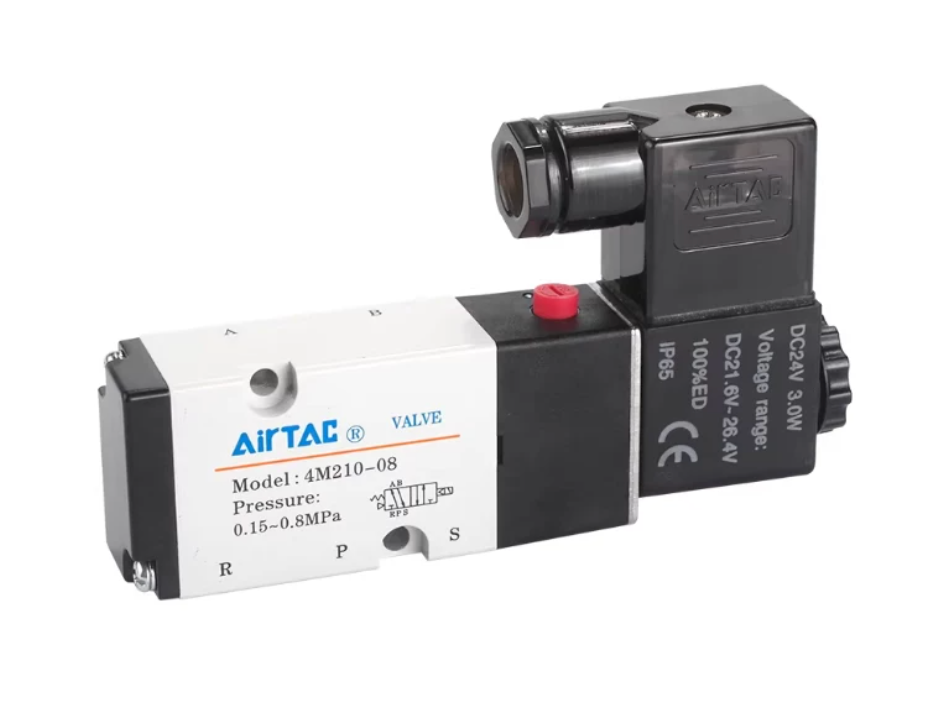 AirTAC 4M31008B 5/2-Way Single-Solenoid Valve