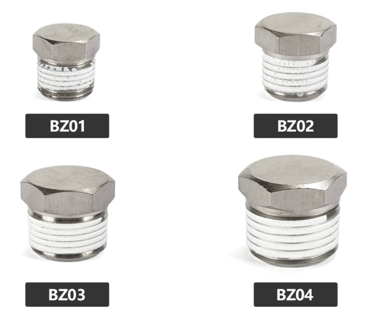 AirTAC BZ01 Pneumatic Push-In Fitting