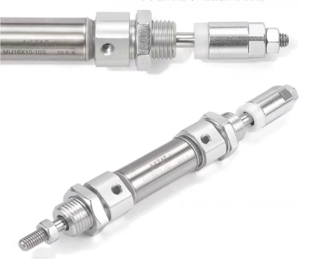 AirTAC MIJ16X10-10S 16 mm Bore × 10 mm Stroke Mini / Round Body Cylinder