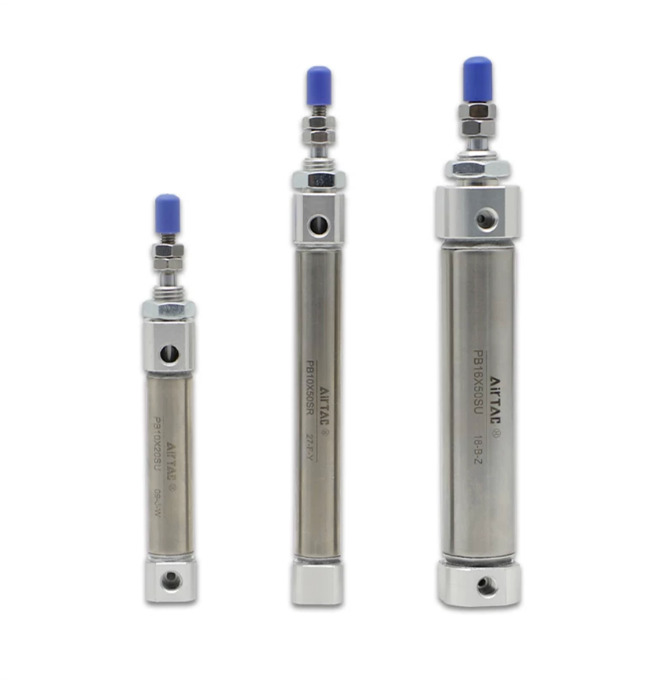AirTAC PB10X75SR 10 mm Bore × 75 mm Stroke Mini / Round Body Cylinder