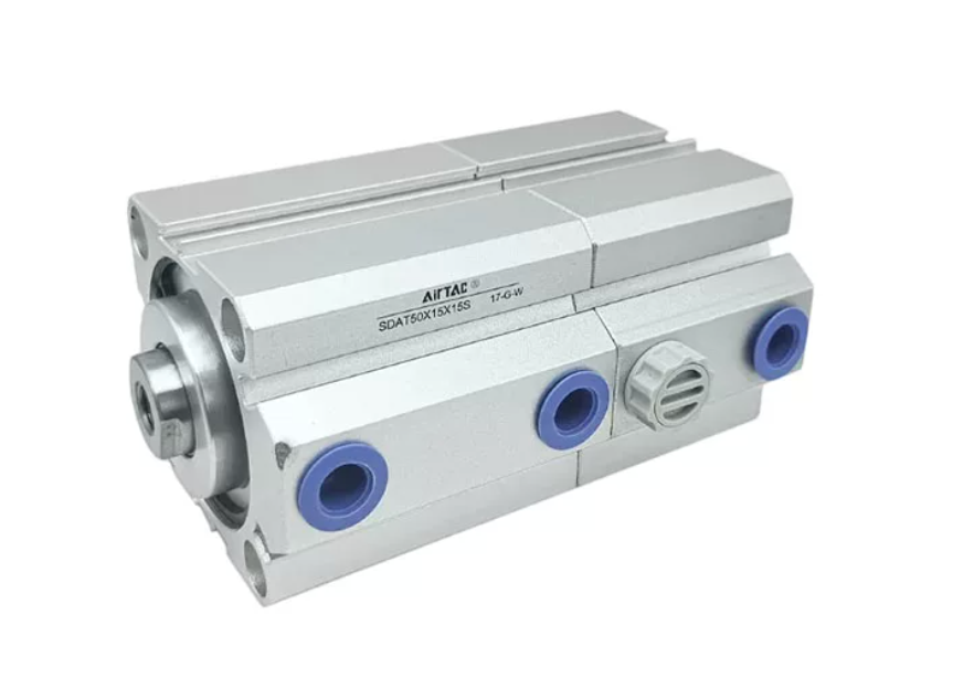 AirTAC SDAT32X25X25S 32 mm Bore × 25 mm Stroke Multi-Position Compact Cylinder