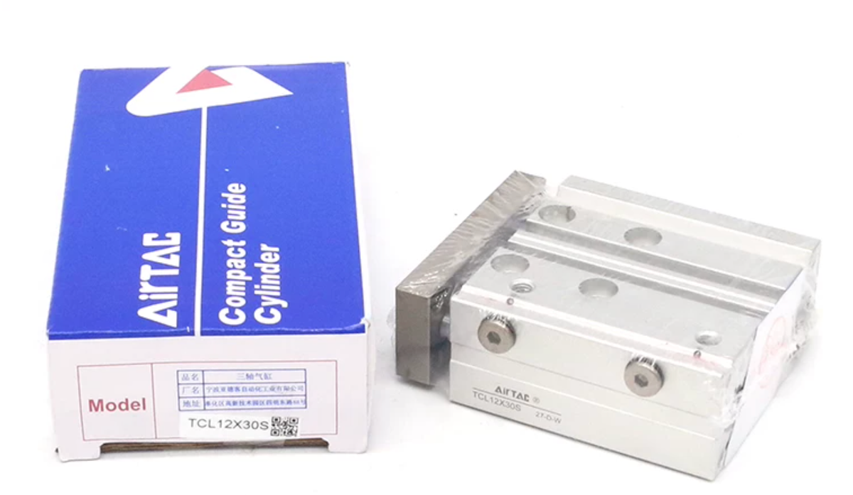 AirTAC TCL50X100S 50 mm Bore × 100 mm Stroke Guided Pneumatic Cylinder