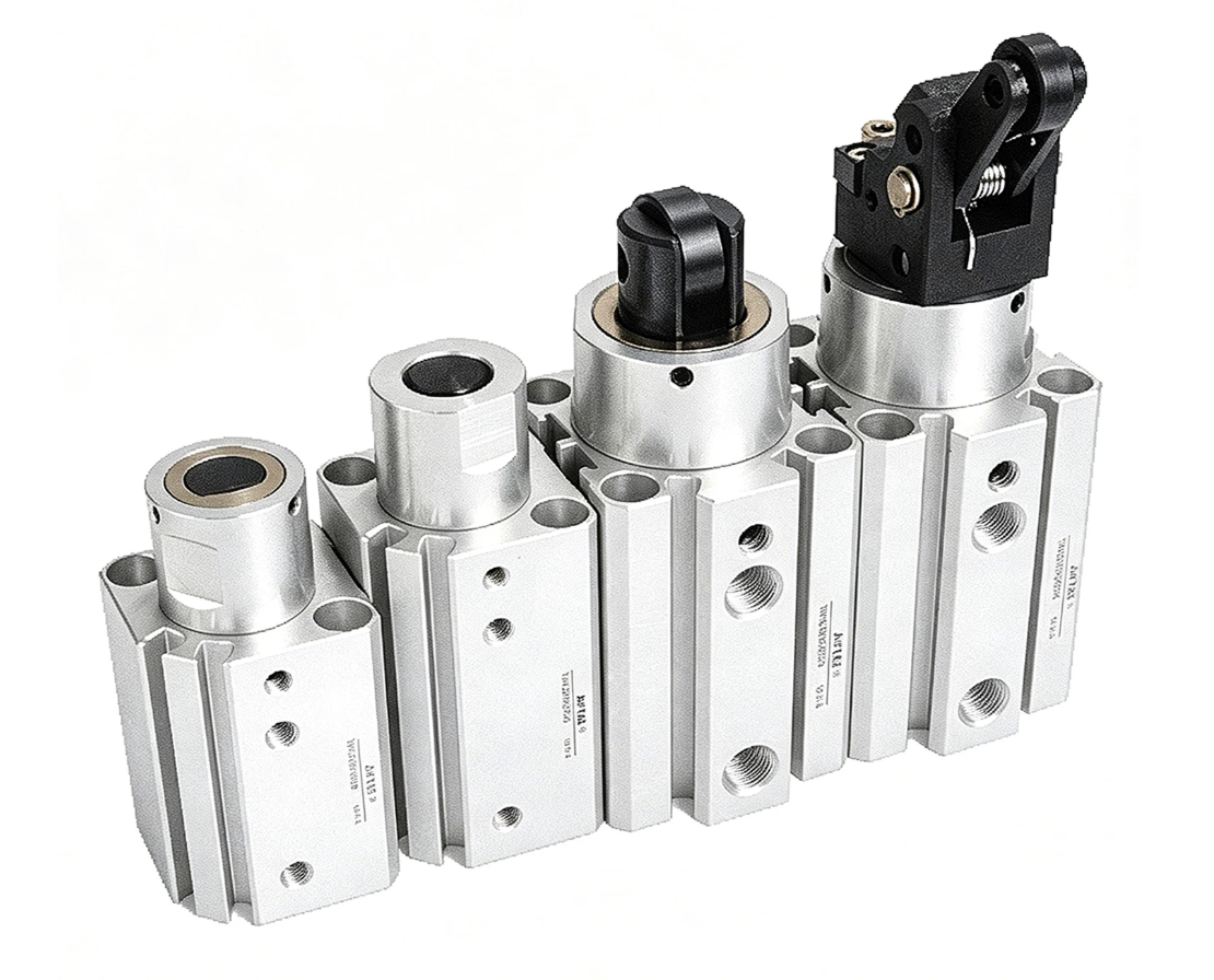 AirTAC TWQ50X30SC 50 mm Bore × 30 mm Primary Stroke Pneumatic Clamping Cylinder