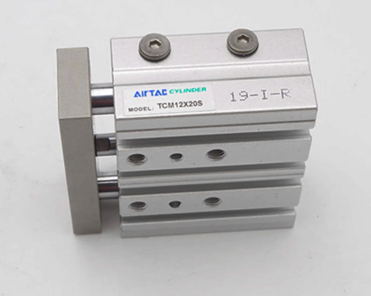 AirTAC TCM12X20S 12 mm Bore × 20 mm Stroke Guided Pneumatic Cylinder